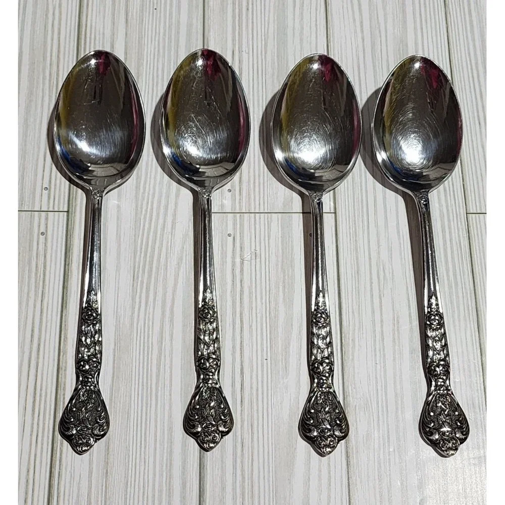 Versailles by MSI Japan Lot of 4 Serving Spoons‎ Stainless